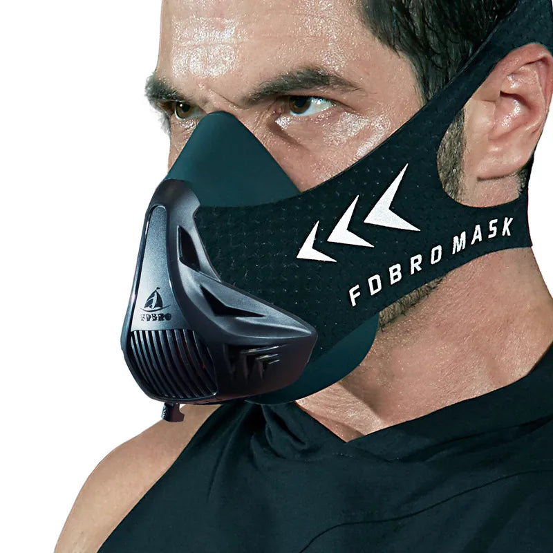 Six-speed Training Block Oxygen Control Self-abuse Adjustable Training Mask