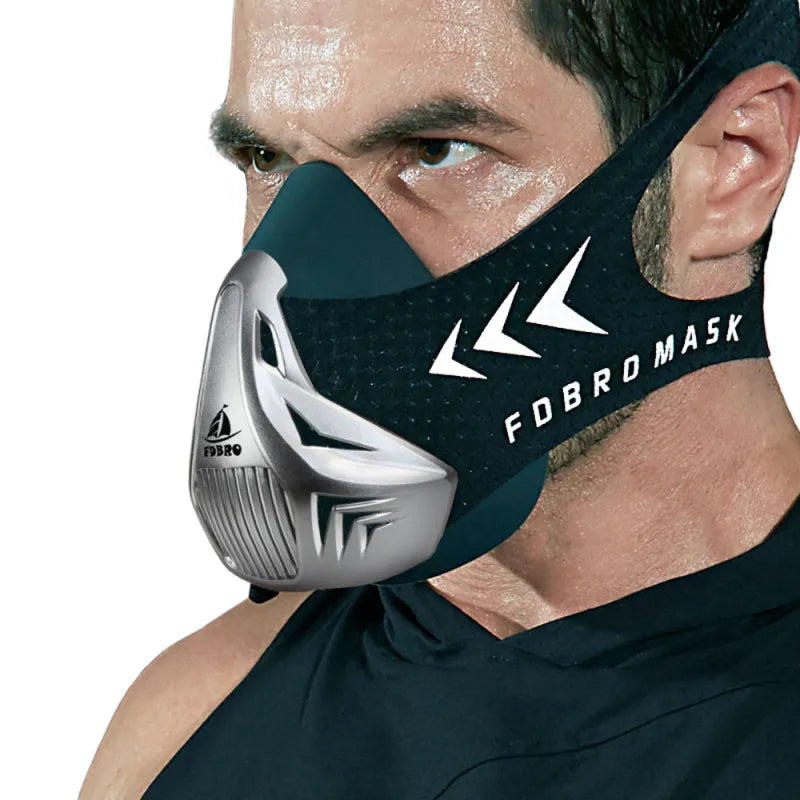 Six-speed Training Block Oxygen Control Self-abuse Adjustable Training Mask