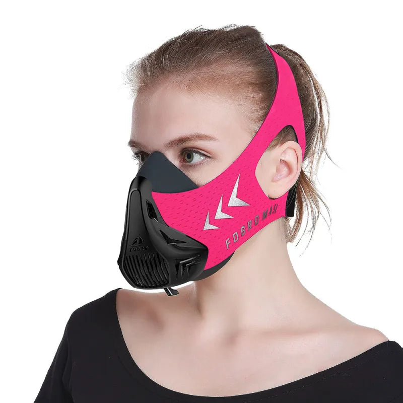 Six-speed Training Block Oxygen Control Self-abuse Adjustable Training Mask