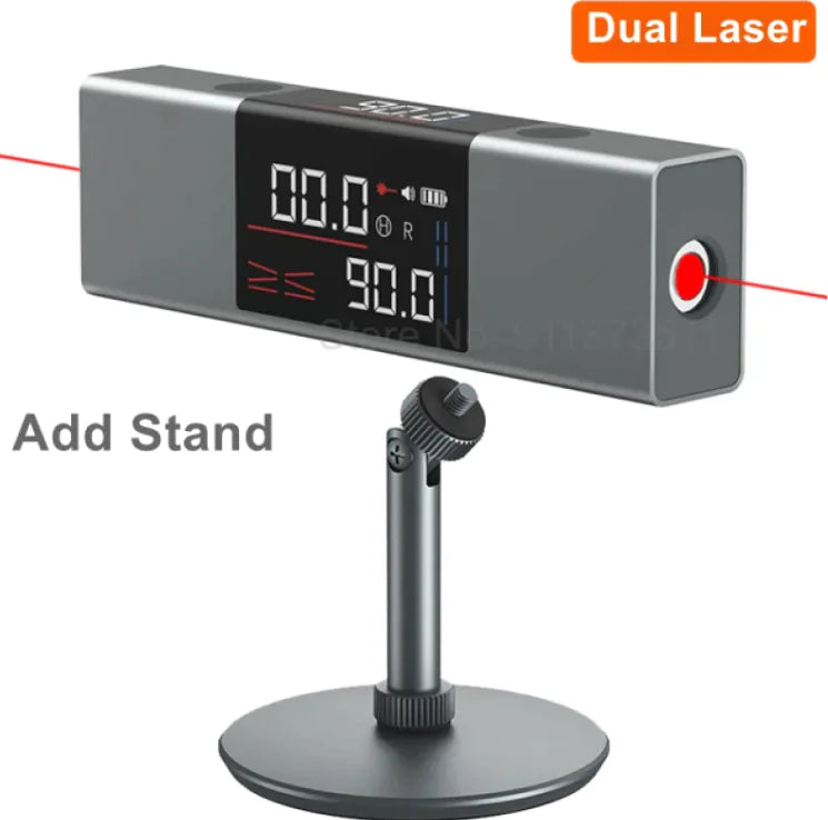 Distance Measurement LED Screen Angle Ruler