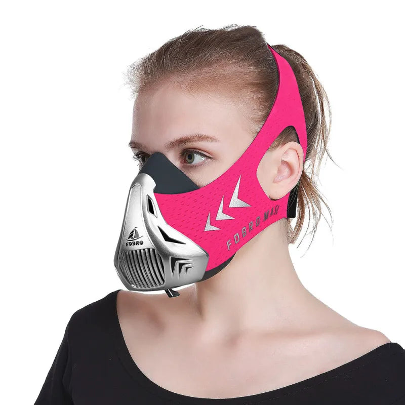 Six-speed Training Block Oxygen Control Self-abuse Adjustable Training Mask